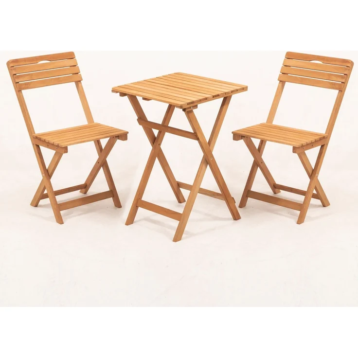 Skye Decor 'My001A' Garten-Sitzgruppe (3-teilig), Natur / Creme, 50 x 72 x 50 cm – Bild 3