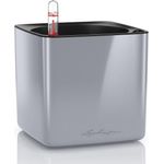 Lechuza® Kräutertopf Pflanztopf Cube Glossy 14 titanium dust
