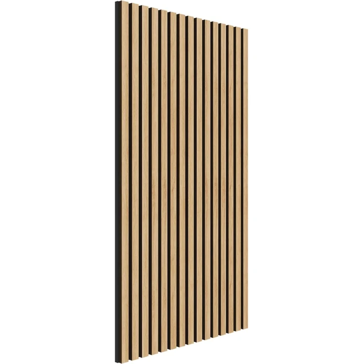 Bellamio 'Kilwa' 3D Akustikpaneele, Holzoptik Eiche, Echtholzfurnier und MDF, 110x60x2,1 cm, Wandpaneele mit Schallschutz, 4er Set – Bild 10