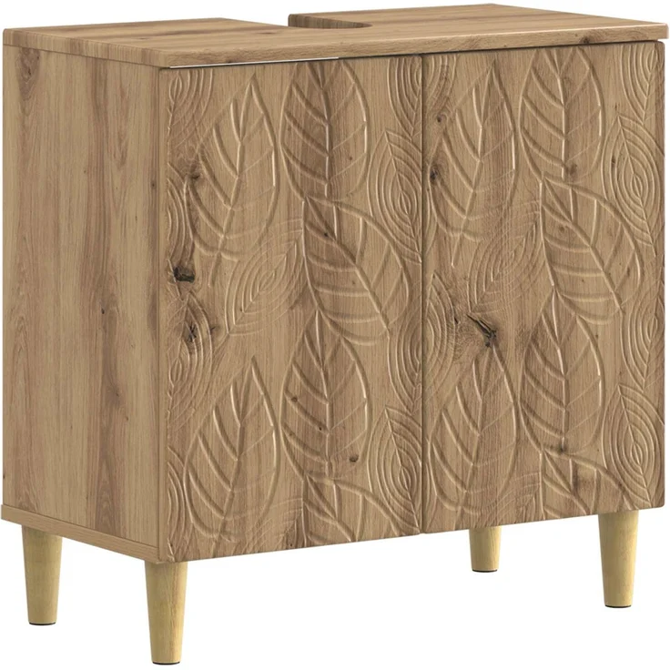 vidaXL 3-teiliges Badezimmer-Schranksystem DELFT Artisan-Eiche 3417872 – Bild 4