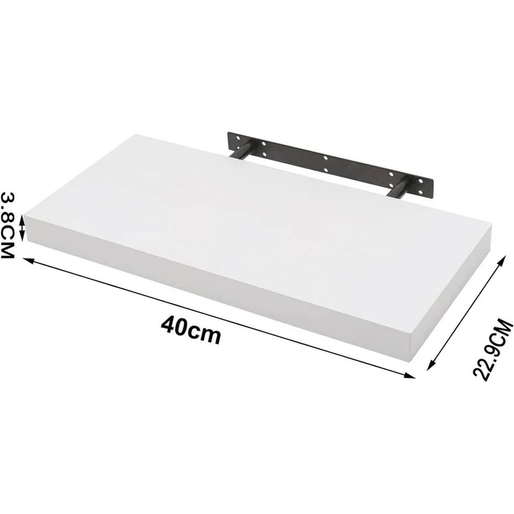Woltu Wandregal, Set 3-tlg, Wandboard für Deko aus MDF Holz – Bild 2