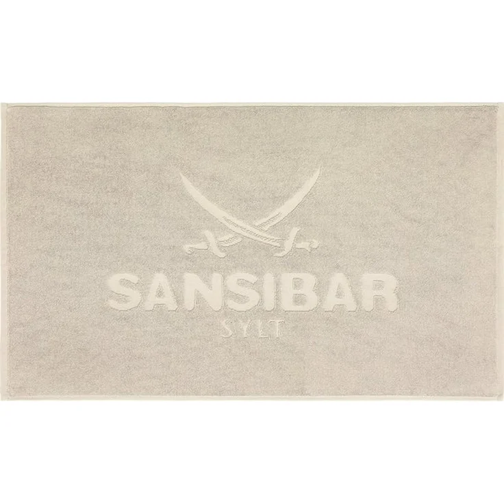 Sansibar Sylt Badematte Badvorleger, Duschvorleger, Badematte 50x80 cm, Hochtiefprägung, strapazierfähig, fußbodenheizungsgeeignet, Rückseite hat keine rutschhemmende Beschichtung, 100% Baumwolle (900 gsm), BxL: 50x80 cm – Bild 4