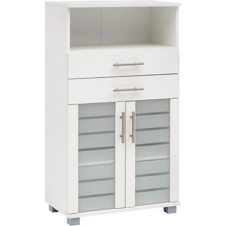 Schildmeyer Niko Midischrank 105652, weiß, 59,8/32,6/110,5 cm