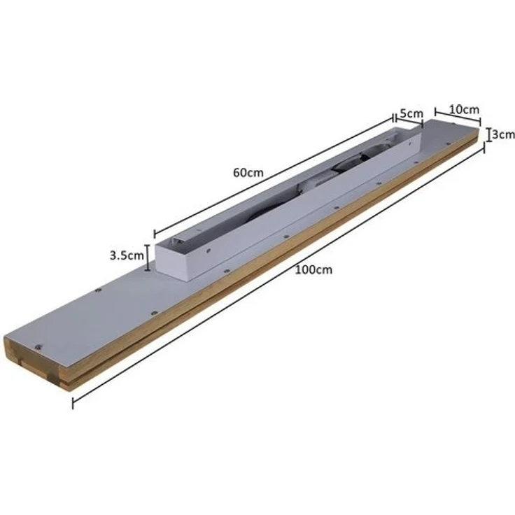 Nettlife Wandleuchte Wandleuchte Innen Holz Holzmaserung Natürlichkeit, Drehbar 360°, LED fest integriert, Warmweiß, Schlafzimmer Flur Treppe – Bild 4