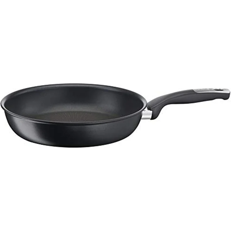 Tefal G25591 Unlimited On 3-teiliges Pfannen-Set | Pfannen 24/28 cm und Wokpfanne 28 cm | kratzfeste Antihaftversiegelung | Thermo-Signal | alle Herdarten + Induktion | einfaches Reinigen | Schwarz – Bild 4