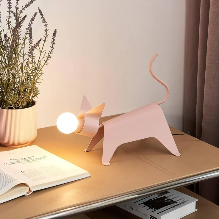 Lucande Tischleuchte Idalina, Metall warmweiß IP20, 1 x 2 W LED, warmweiß – Bild 3