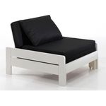 Vipack 'Pino' Hochbett weiß, inkl. Kommode und Sessel