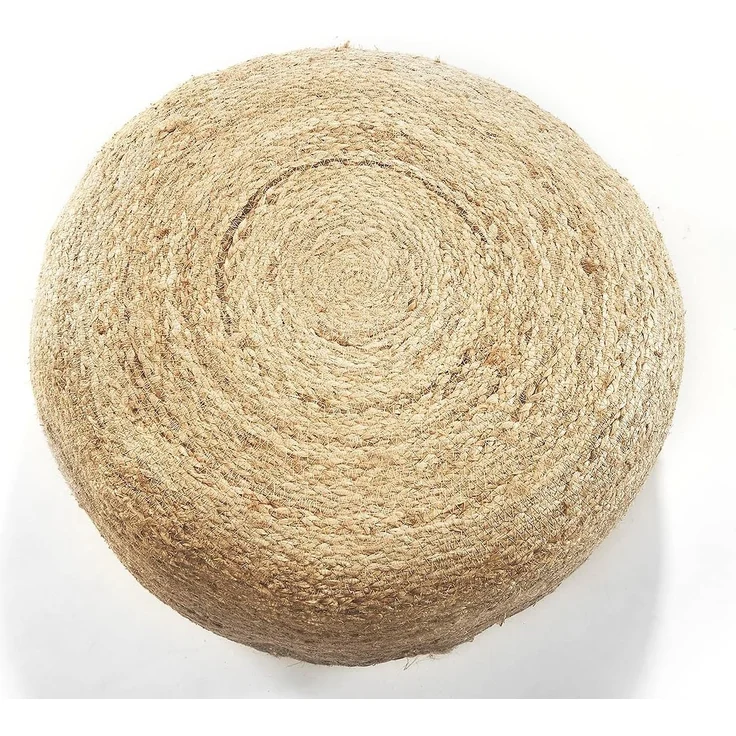 Kobolo Sitzwürfel Sitzpouf SOUL aus Jute mit Baumwollfüllung (1 Stück, Nachhaltig) – Bild 5