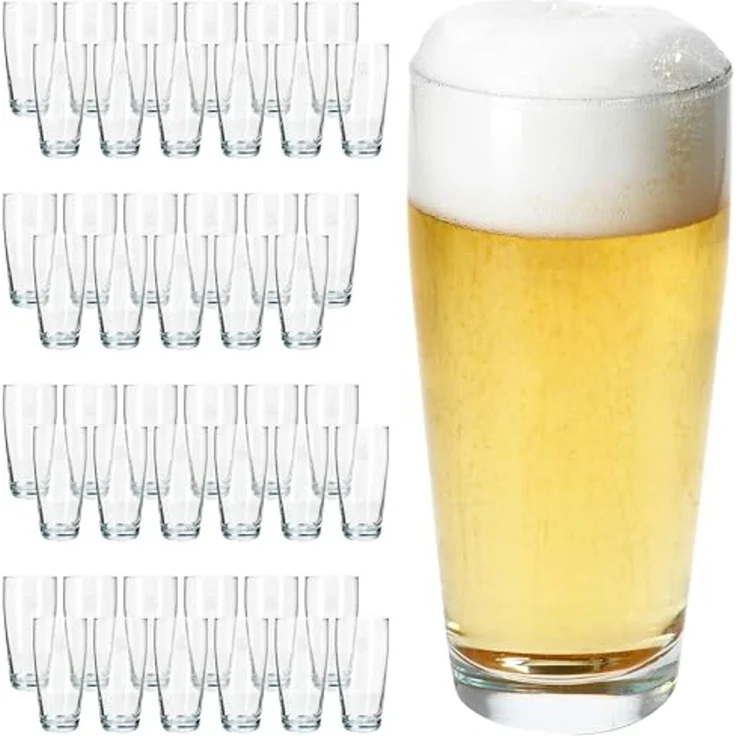 MamboCat Bierglas MamboCat 48er Set Willibecher 0,3 L geeicht Bierglas Trinkglas Drinks, Glas – Bild 2