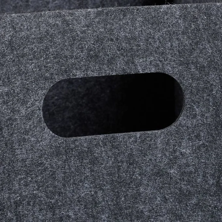 2x Quadratischer Filzkorb, Anthrazit 10024396 – Bild 7