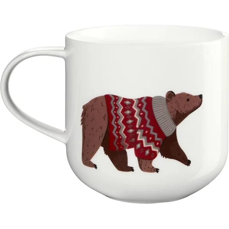 ASA Selection Henkelbecher, Brown Bear Xmas, L. 92mm, B. 92mm, H. 95mm
