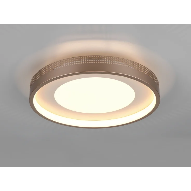 Moderne LED Deckenleuchte SOLEA getrennt schaltbar, Coffee Ø 40cm – Bild 1
