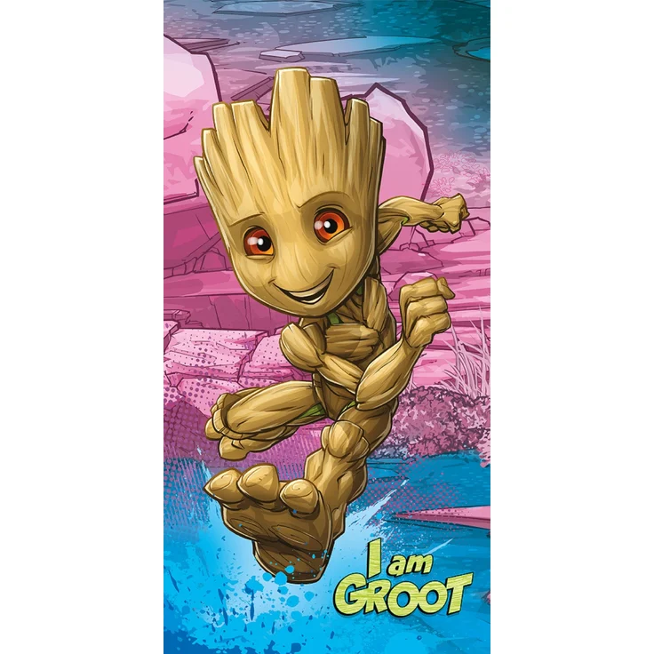 Groot Baumwolle Strandtuch Frottee Badetuch mit Premium Druck, 70x140 cm – Bild 2