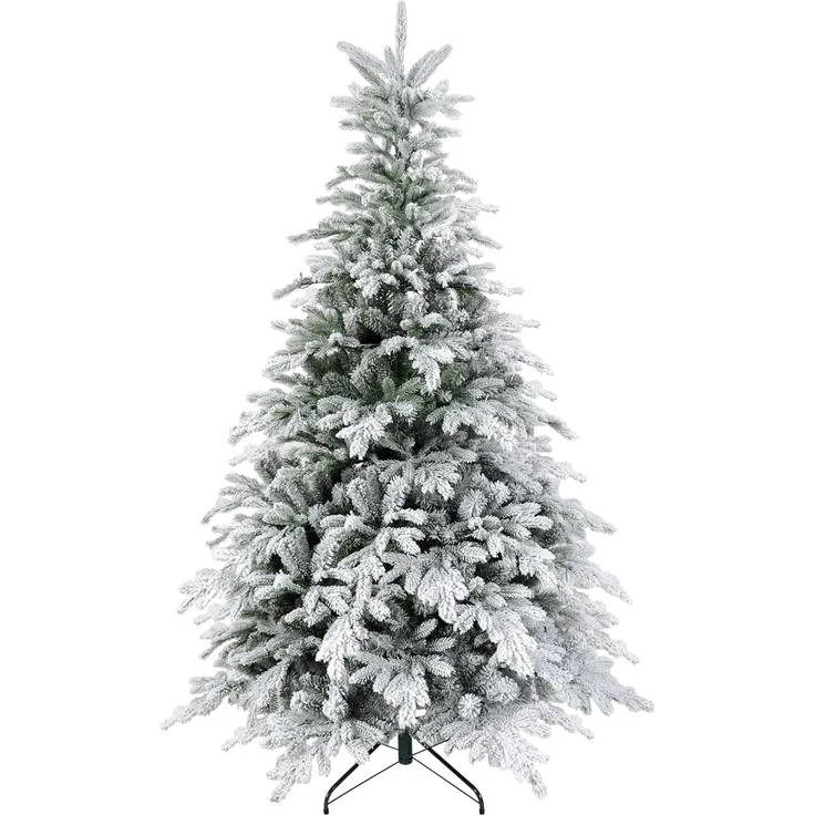 HOMCOM Künstlicher Weihnachtsbaum Christbaum mit 1321 Zweigen, Tanne, Ø115x180 cm