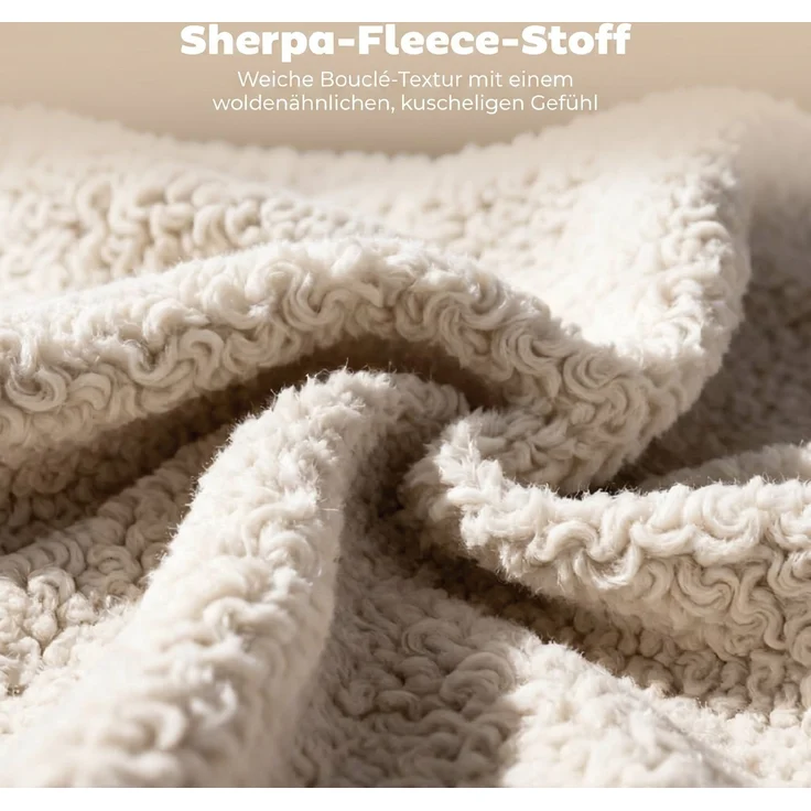 MELAYR, Esszimmerstühle 2er-Set, Küchenstuhl mit breitem Sitz, geschwungener Rückenlehne, 52 x 46.5 x 80 cm, Cremeweiß – Bild 6