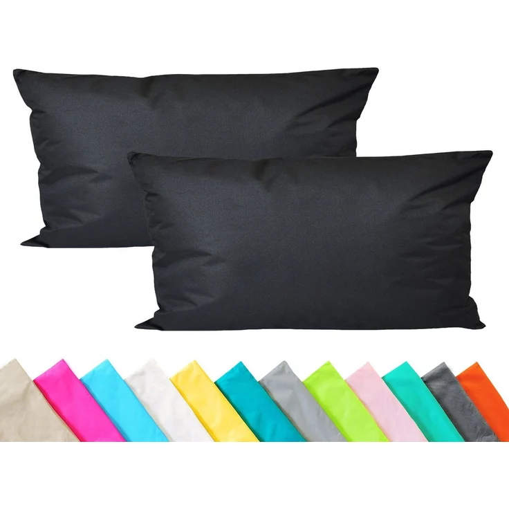 JACK Kissenbezüge JACK 2er Set 30x50cm Outdoor Hülle Wasserfest, (2 Stück), robust und strapazierfähig, Wasserabweisend, für Innen & Außen – Bild 1
