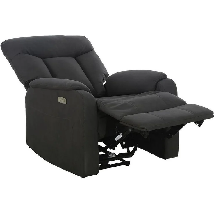 Femo Trade Relaxsessel FM-3215, Anthrazit, Mikrofaser, USB-Anschluss, 1-motorig, elektrische Relaxfunktion, B 79 x H 100 x T 93 cm – Bild 2