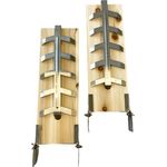 Czaja Räucherbrett Czaja Flammlachsbretter 2er Set Räucherbrett aus Zedernholz, Zedernholz