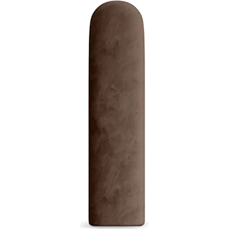 Muralo Polsterpaneel ovales WANDPOLSTER Wandkissen Bettkopfteil Wandpaneel Schlafzimmer Wohnzimmer Bett Lendekissen Modern Luxus Gepolstert Polster Paneel (Braun, 20x80 cm) – Bild 8