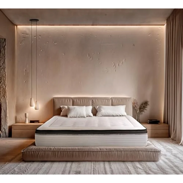 KUO Dream Viskoelastische Bio-Memory-Matratze, 120x200 cm, Dicke 26 cm, wendbar, Sommer/Winter, wärmeregulierend, atmungsaktiv, mittlere bis hohe Härte, schwer entflammbar – Bild 3