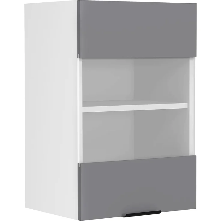 VCM Küchenmöbel Hängeschrank Fasola 919318 Weiß / Anthrazit H. 60 x B. 40 x T. 31 cm – Bild 1