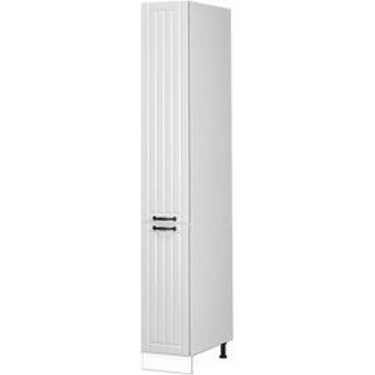 Badschrank Fame-Line Weiß Landhaus 30 x 206.8 cm Vicco – Bild 6