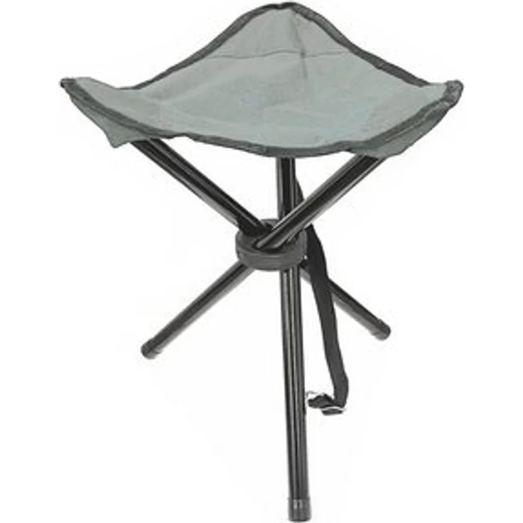 HAC24 Campinghocker Camping Hocker Falthocker Angelhocker Campingstuhl Dreibeinhocker, bis 80 kg inkl. Tragegurt und Klettverschluss – Bild 6