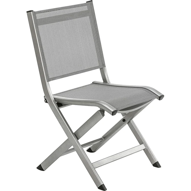 Dehner Gartenstuhl Klappstuhl Chicago, 88 x 57.5 x 48.5 cm, Pflegeleichter Klappstuhl aus beständigem Aluminium und Textil – Bild 1