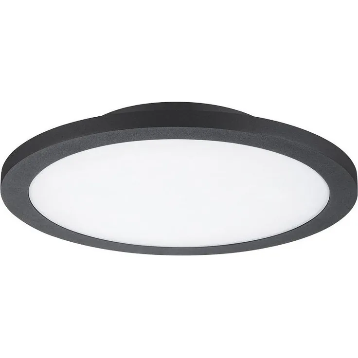 Heitronic 501241 LED Wand- und Deckenleuchte Tella anthrazit rund 3000K