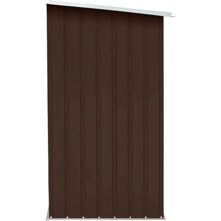 vidaXL Brennholzlager Verzinkter Stahl 163 x 83 x 154 cm Braun 47090 – Bild 7