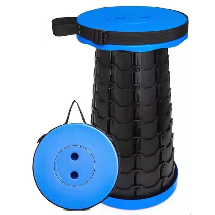RHP Campinghocker Klapphocker faltbar & höhenverstellbar I tragbarer Hocker für Garten