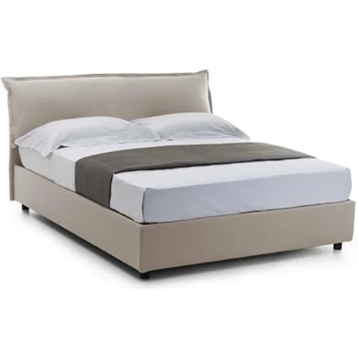 Talamo Italia - Doppelbettgestell Amina, orthopädischer Lattenrost, 100 % Made in Italy, 120 x 190 x 31 cm – Bild 3