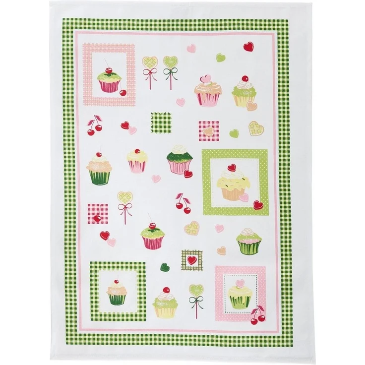 Erwin Müller Geschirrtuch Geschirrtuch 4er-Pack, Baumwolle Motiv – Bild 3