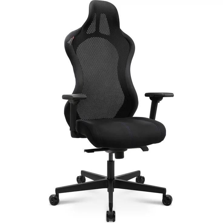 Topstar Bürostuhl Gamingstuhl Sitness RS Sport Plus Mikrofaser inkl. Armlehnen schwarz