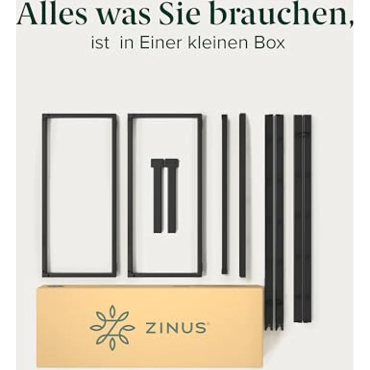 ZINUS Lorelai Plattformbett aus Metall, 36 cm | Stahllattenrost | Für Erwachsene, Kinder, Jugendliche | Stauraum unter dem Bett | Einfache Montage | 90x200 cm | Schwarz – Bild 10