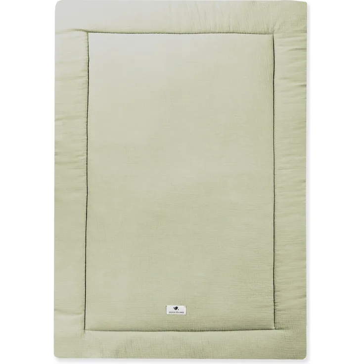 Julius Zöllner Krabbeldecke Musselin lime 95/135