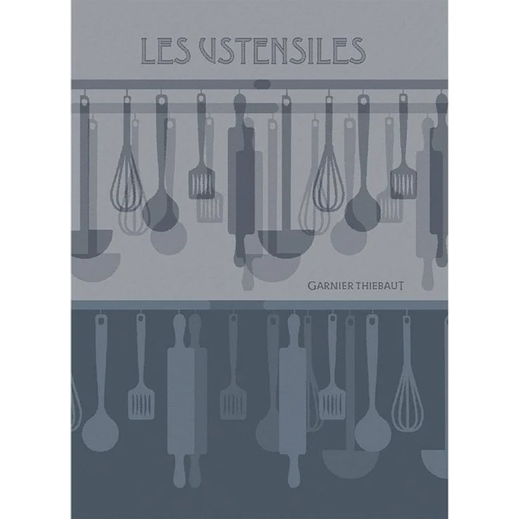 Garnier-Thiebaut Geschirrtuch Les Ustensiles Denim 50x70 Cm 100% Baumwolle – Bild 1
