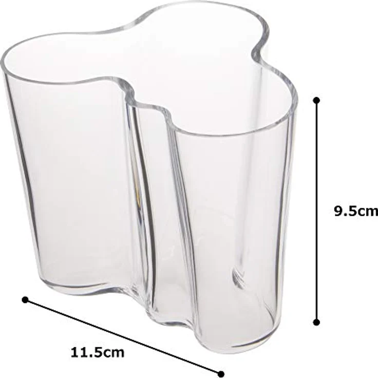 iittala Alvar Aalto Collection Vase 95 mm klar – Bild 8