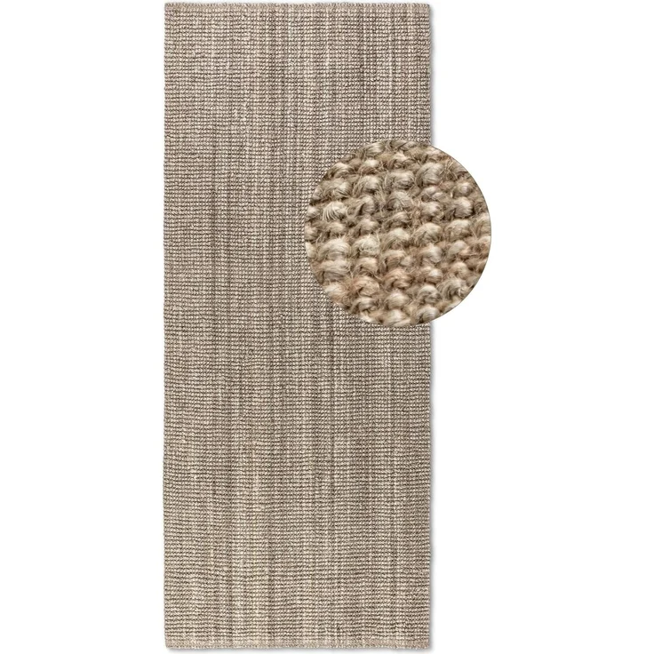 HANSE Home Teppich Jaipur Juteteppich, Läufer und Rund, rechteckig, Höhe: 10 mm, Naturfaser, Wohnzimmer, Esszimmer, Schlafzimmer, Boho, GRS – Bild 3