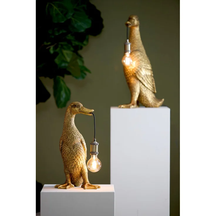 Light&Living Tischleuchte, Polyresin bronze, 23 x 48.5 x 23.5 cm – Bild 2