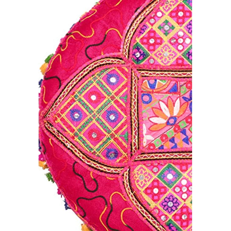 Marrakesch Orient & Mediterran Interior Pouf Arabisches Bodenkissen Bahri, Sitzkissen, Bodenkissen, Handarbeit – Bild 6