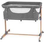 Momi SMARTBED 4-in-1 Kinderbeistellbetten bis 15 kg, Beistellbett für Babys mit Matratze, Höhenverstellbar