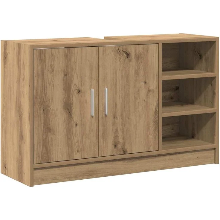 vidaXL Badezimmerschrank Artisan-Eiche 90 x 29 x 55 cm Holzwerkstoff 869210 – Bild 1