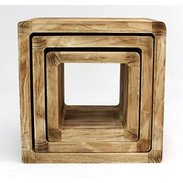 Regal-Cubes "Geflammt", 3er Set Ablageregal Allzweckregal Bücherregal Badregal – Bild 5