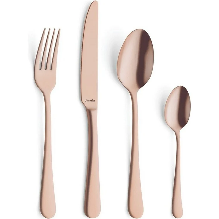 Amefa AUSTIN Besteckset 24-teilig PVD kupfer mattiert – Bild 5