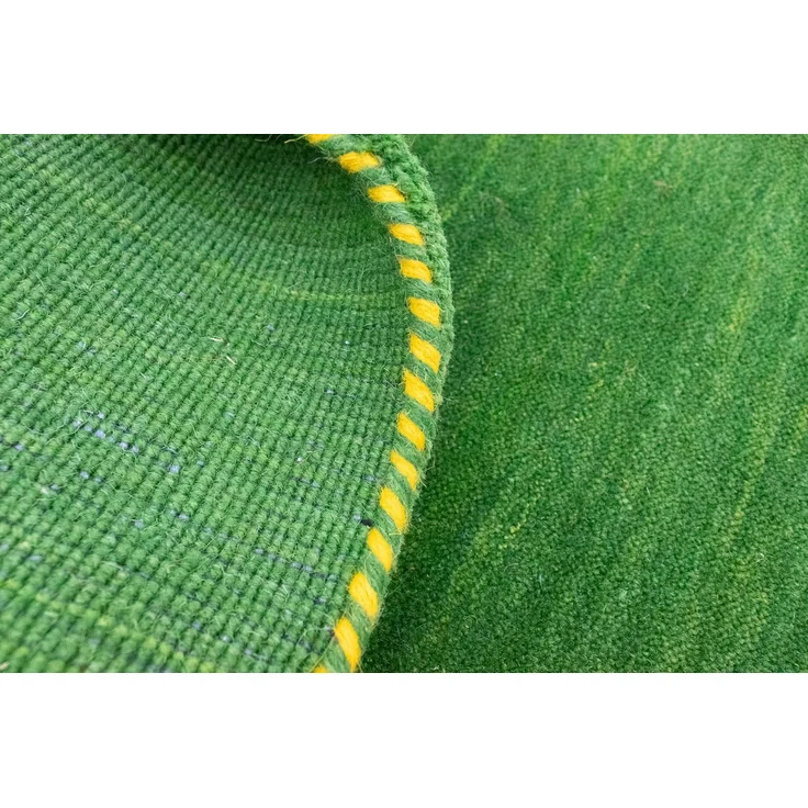 Gabbeh Teppich - Indus »Agra« 90 x 60 cm - grün – Bild 5