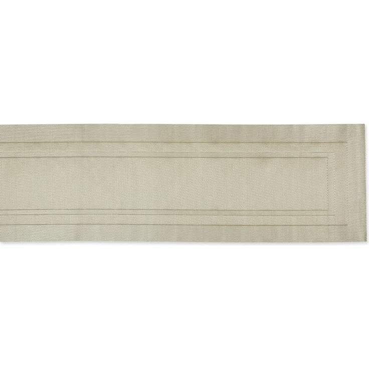 DII PVC Tischläufer für drinnen und draußen, gewebt, 35,6x182,9 cm, Champagner – Bild 2