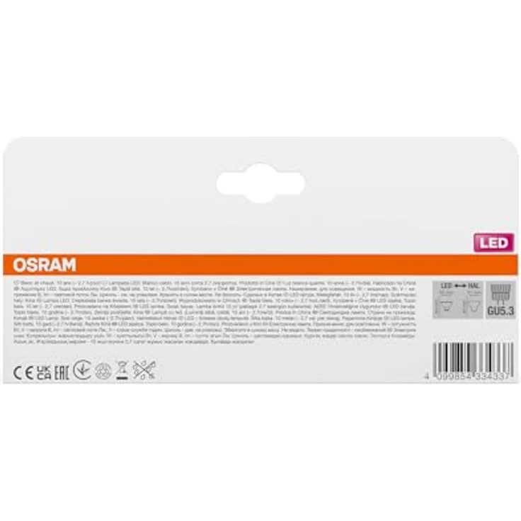 OSRAM LED-Reflektor GU5.3, 3,8W, 2700K, 36°, 5er-Pack – Bild 5