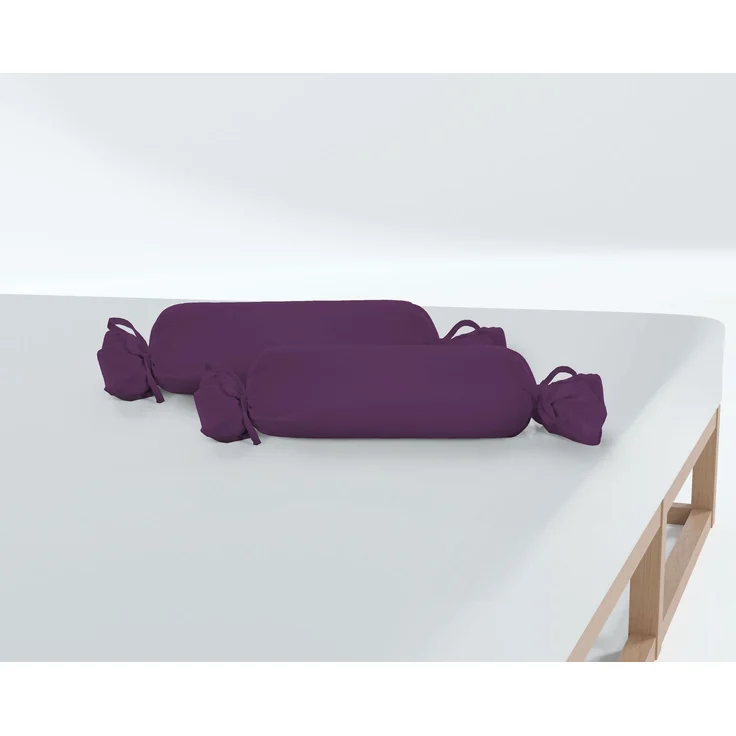 biberna Feinjersey-Kopfkissenbezug, dunkel violett, 15x40 cm – Bild 4