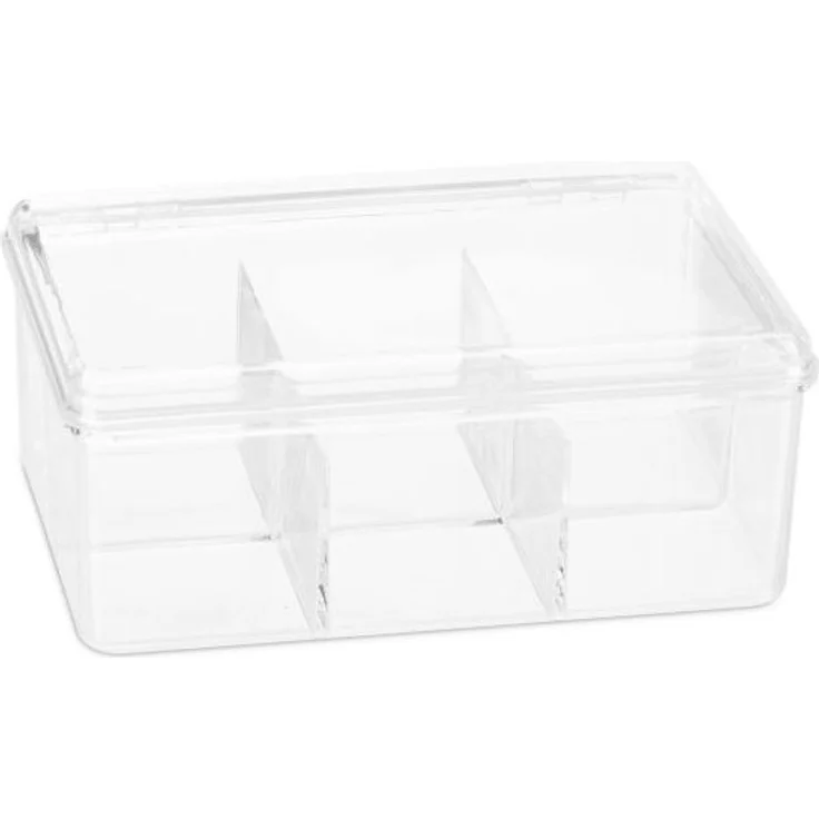 4 x Teebox transparent mit 6 Fächern 10031920 – Bild 10